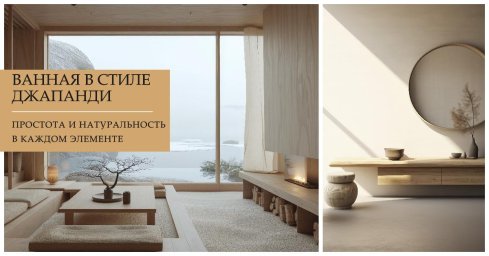 Ванная комната в стиле Japandi — что обязательно должно в нее входить?