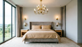 Как обустроить спальню в премиальном стиле: подбор мебели и цветовой палитры