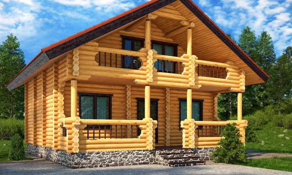 Как снизить стоимость строительства дома из оцилиндрованного бревна?