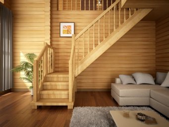 Лестницы из натурального дерева – стильный элемент домашнего интерьера