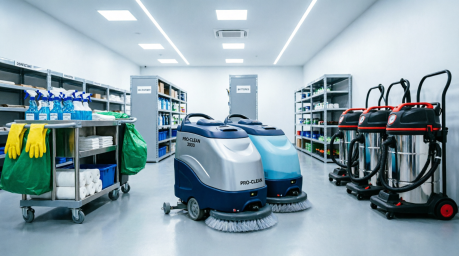 Современное клининговое оборудование для эффективной уборки помещений