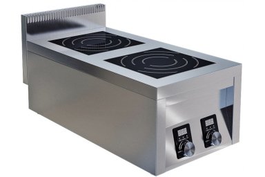 Профессиональная индукционная плита на 2 конфорки: мощный инструмент для коммерческой кухни