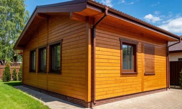 Имитация бруса: эстетика и практичность деревянной отделки для вашего дома