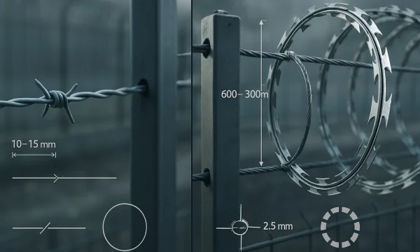 Как натягивать егозу на забор правильно