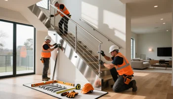 Изготавливаем и устанавливаем любые перила, поручни и ограждения с ригелями из нержавеющей стали