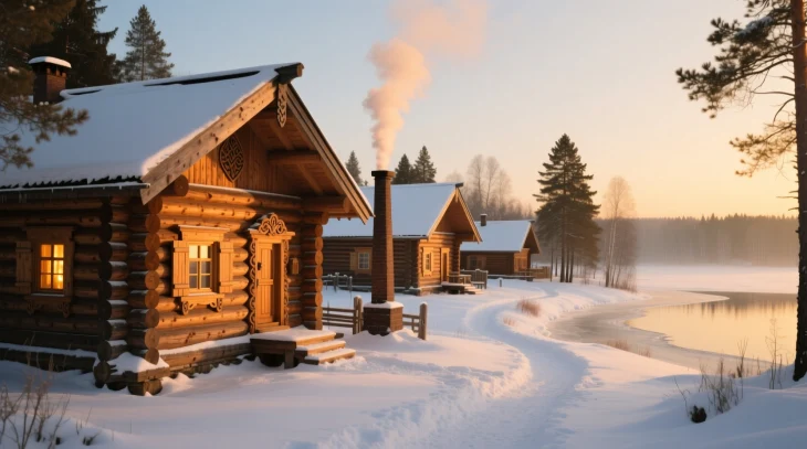 Деревянные срубы домов для ценителей экологичного жилья