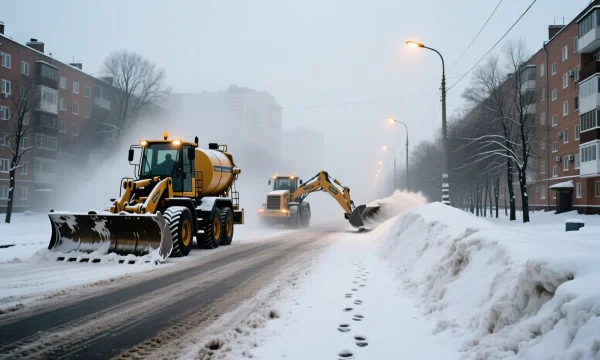 Уборка и вывоз снега Химки. Тел: +7(919)99-66-777