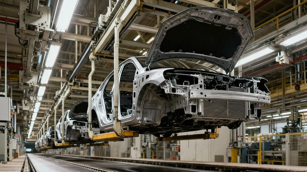 Троллейные шинопроводы на сборочных линиях автомобильных заводов