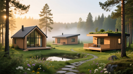 Современные дачные домики