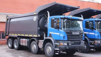 Scania предоставила самосвалы для государственного проекта
