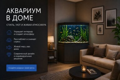 Выбор аквариума: материалы, оборудование и правила запуска