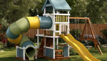 Как детский дачный игровой комплекс помогает организовать безопасный отдых детей за городом