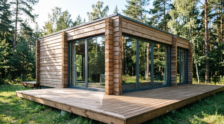 Строительство домов из бруса: от выбора материала до финишной отделки