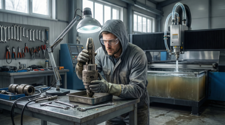 Преждевременный износ и выход из строя сопел для гидрорезок Преждевременный износ и выход из строя сопел для гидрорезок