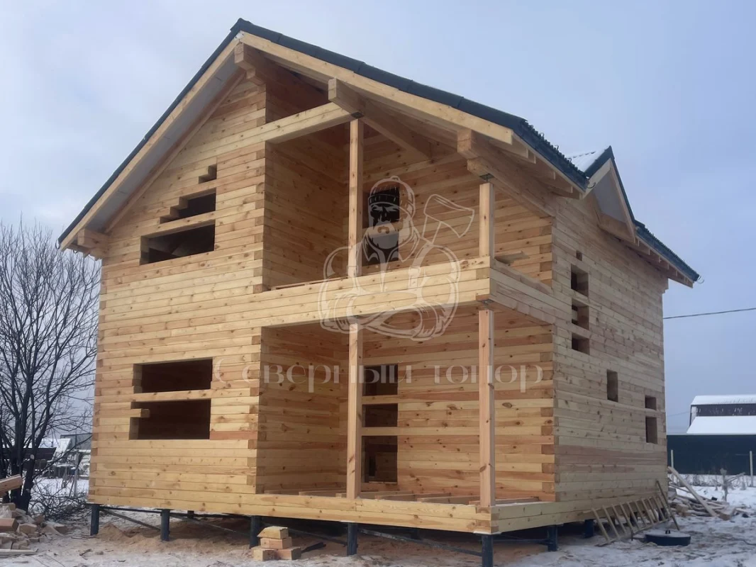 Дом из бруса: особенности строительства и эксплуатации