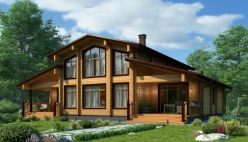Почему дома из клееного бруса выбирают даже в условиях переменчивого климата
