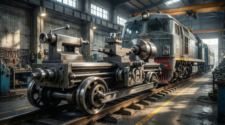 Мобильные колесотокарные станки: решение для ремонта колесных пар на месте