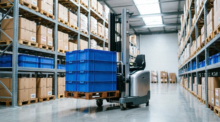 Как электрический штабелер оптимизирует складские процессы