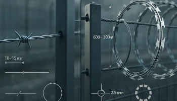 Как натягивать егозу на забор правильно