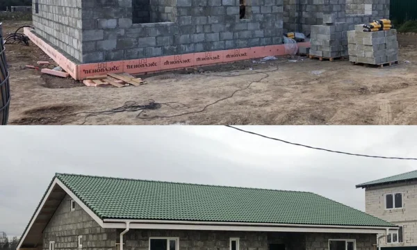 Домокомплект из теплобетона 1