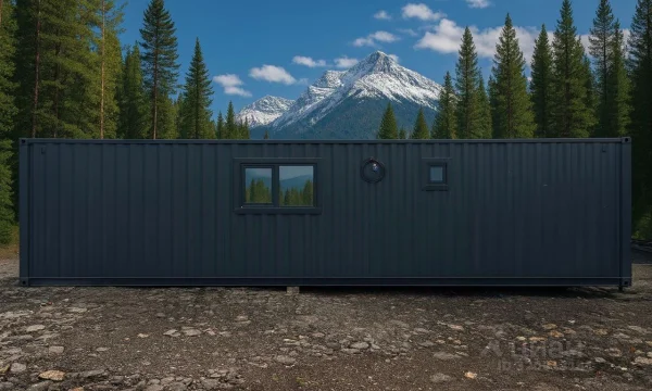 Премиальный готовый дом-контейнер 1