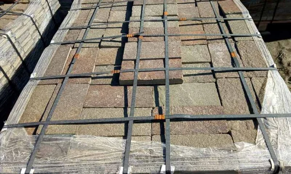 Камень пиленый серо-зеленый натуральный природный песчаник 0