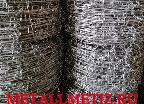 Колючая оцинкованная проволока 0