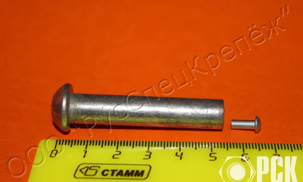 Заклепка стальная и алюминиевая ГОСТ 10299-80 0