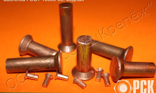 Заклепки из сплавов Л63, БрАЖ, М3 0