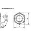 Гайка ГОСТ 15522-70