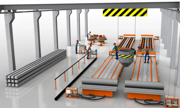 Технологическая линия по производству световых опор СВ 0