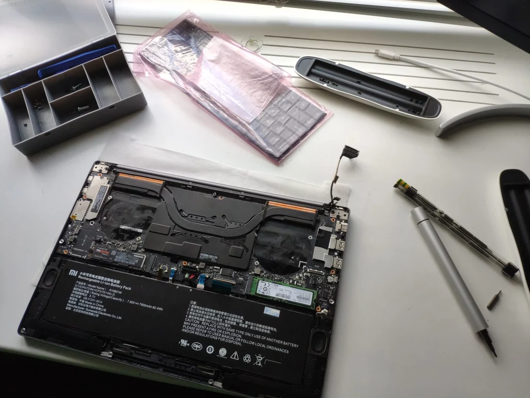 Ремонт ноутбука Xiaomi Mi Notebook Pro 15.6 - практические советы