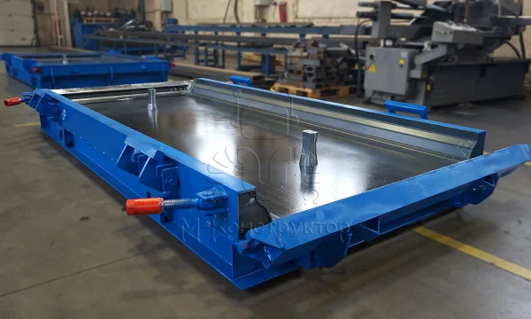 Металлоформы  для трамвайных плит 2