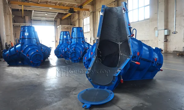 Металлоформы тетраподов 2