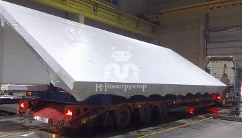 Термоусадочная упаковка оборудования для ЖБИ при доставке