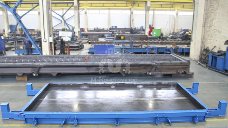 Переналаживаемая металлоформа для стеновых панелей