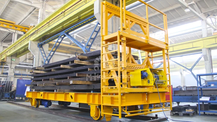 Передаточные тележки для ЖБИ: три решения под разные нагрузки