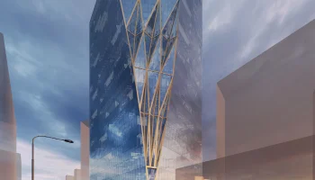 Началось строительство бизнес-центра в районе Северного речного порта