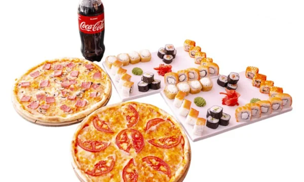 Доставка суши, пиццы, роллы в Луганске 0