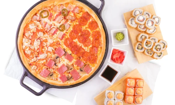 Доставка суши, пиццы, роллы в Луганске 0