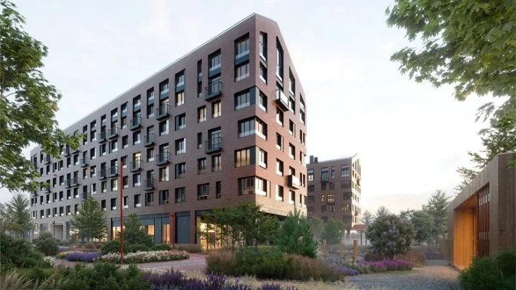 На строительной площадке ЖК «Станиславский» началась заливка фундамента