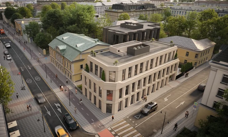 Одобрена архитектура малоэтажного офисного комплекса в центре Москвы