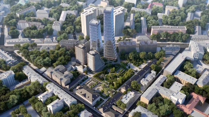 В Басманном районе Москвы построят жилой комплекс с каскадными зелёными террасами В Басманном районе Москвы построят жилой комплекс с каскадными зелёными террасами