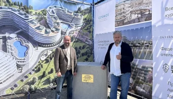 Cosmos Crimea Atlantis Therms & Resort перешёл к монолитному этапу строительства