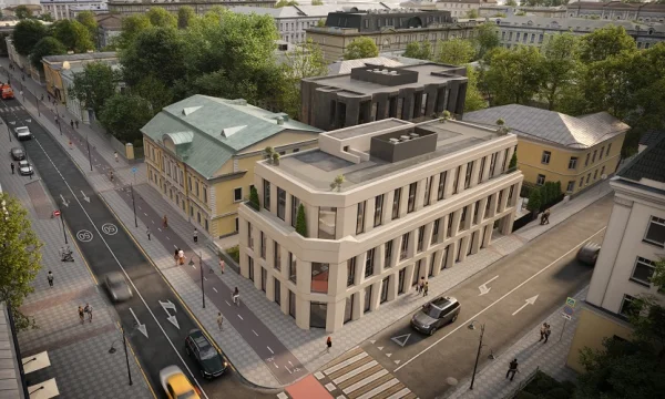 Одобрена архитектура малоэтажного офисного комплекса в центре Москвы