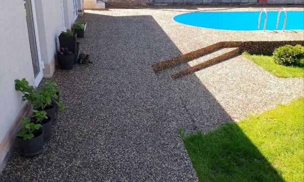 Каменный ковер альтернатива брусчатки Крыму 3