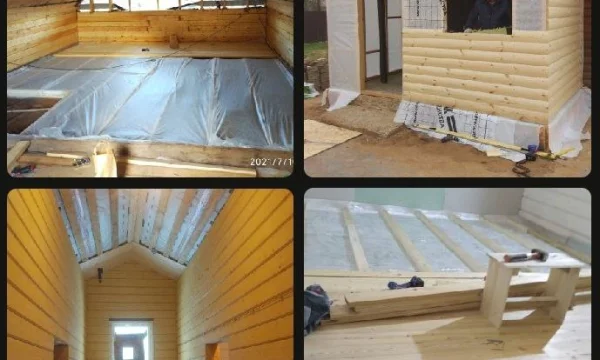 Шлифовка и окраска срубов в Перми 1