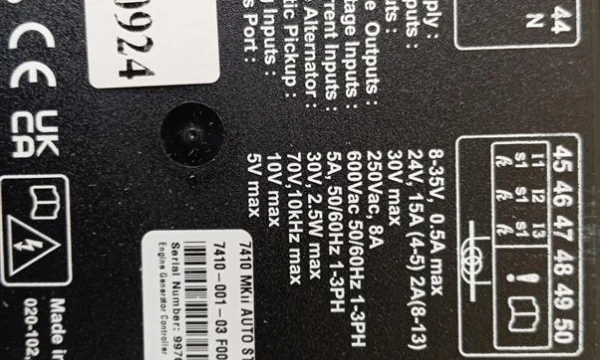 Контроллер DSE7410 MKII, Deep Sea в наличии. 0