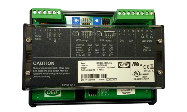 Модуль выходных сигналов IOM-220, DEIF в наличии. 0