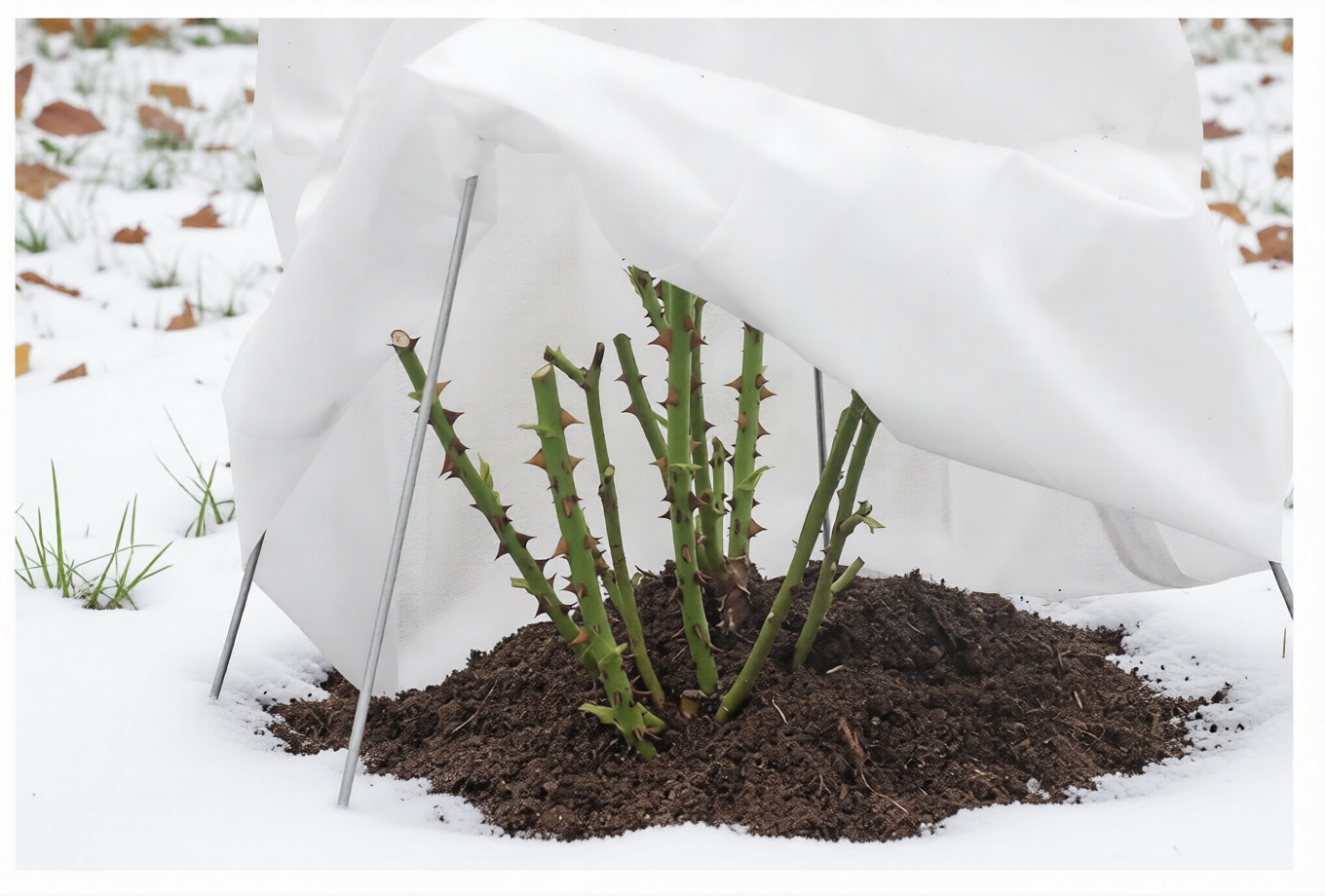 Делюсь личным опытом укрытия роз Лутрасил-Термоселект&reg; 60 СУФ на зиму 0